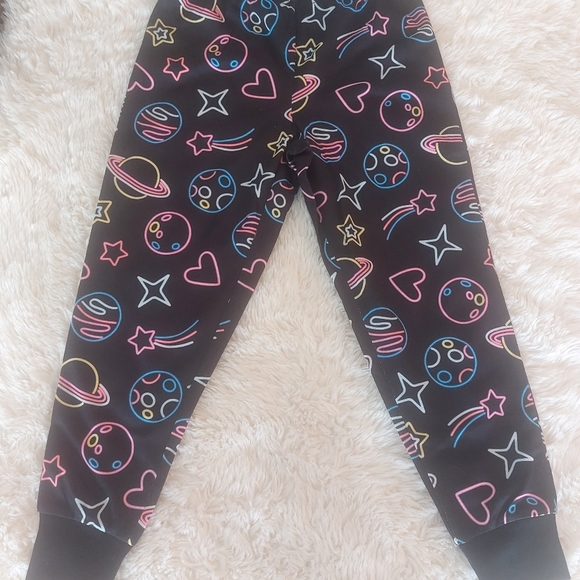 3/$30 New-Member's Mark Girl's 3-Piece Graphic Print Sleep Pant Set - Picture 3 of 11